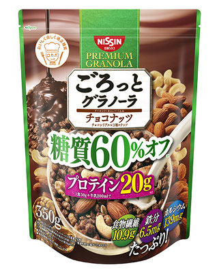 ごろっとグラノーラ 糖質60%オフ チョコナッツ