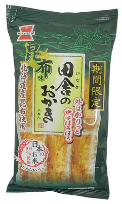 田舎のおかき 昆布味