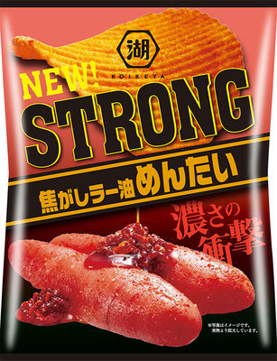 KOIKEYA STRONG ポテトチップス 焦がしラー油めんたい