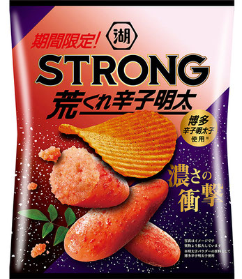 湖池屋STRONG ポテトチップス 荒くれ辛子明太