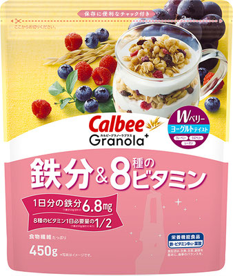 Granola+ 鉄分＆８種のビタミン