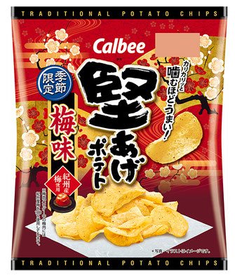 堅あげポテト 梅味