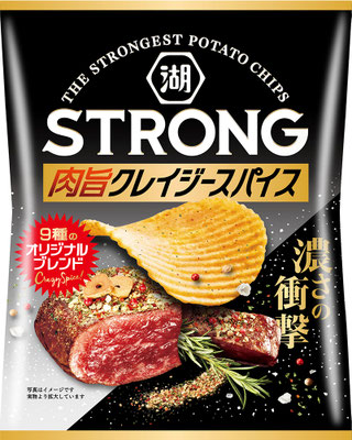 湖池屋STRONG ポテトチップス 肉旨クレイジースパイス