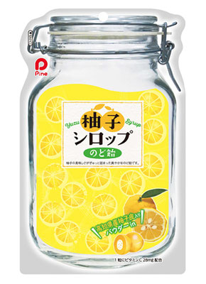 柚子シロップのど飴