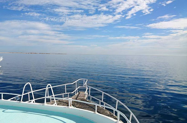 Ausfahrt nach Panorama Reef mit Boot ONDA