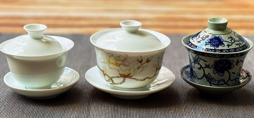 白木蓮の蓋碗 ／ 中国みやげの茶葉と茶器 vol.4 - 想夫恋はダブルで