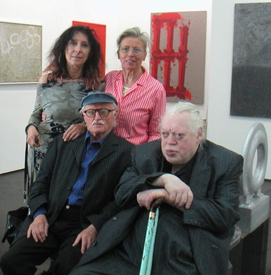 Christine Gironcoli, Judith Walker, Hans Staudacher, Bruno Gironcoli ©Galerie Walker und bei den Künstlern