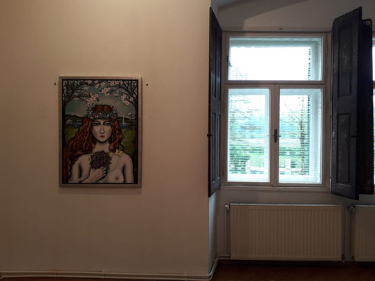 Mari Otberg im Schloss Ebenau, 2019 ©bei der Künstlerin und Galerie Walker