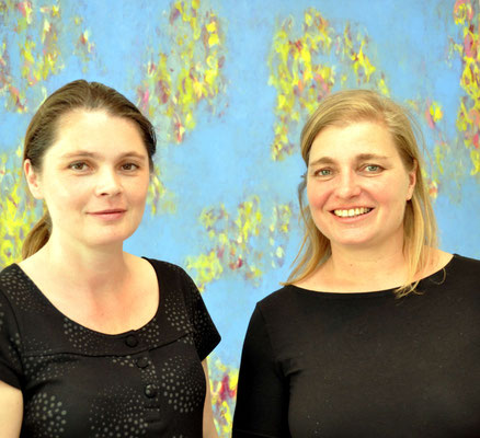 Carolin Walker und Andrea Bischof ©Galerie Walker und bei der Künstlerin
