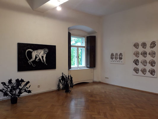 Ausstellung 'Schön sind wir sowieso!' im Schloss Ebenau, 2019 ©Galerie Walker