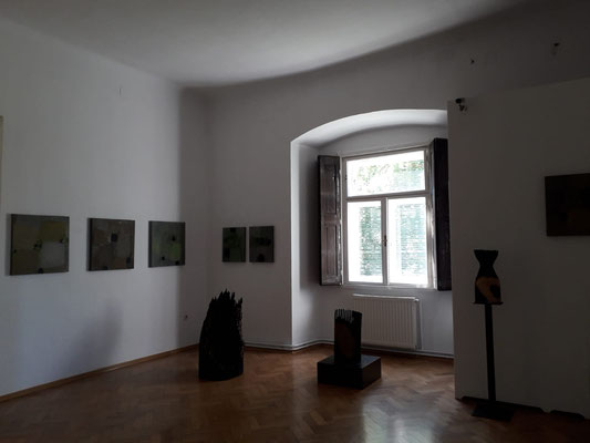 Ausstellung im Schloss Ebenau, Herbst 2019, Gustav Januš und Johann Feilacher  © Galerie Walker