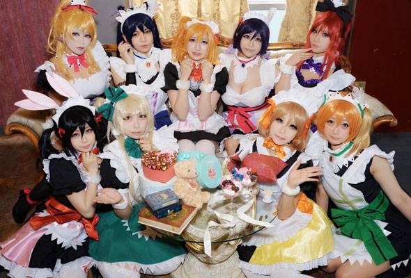 photo 雛白 /絵里 棗 /希 ぽてと /にこ お銀 /海未 小野田 /穂乃果 きの /真姫 紅弥/凛 ひめり/花陽 こま
