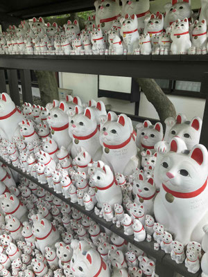 豪徳寺(東京)の招き猫は圧巻