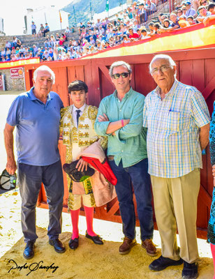 Miguel Serrano, Manuel Domínguez, Luis de Pauloba y Eduardo Ordoñez. 