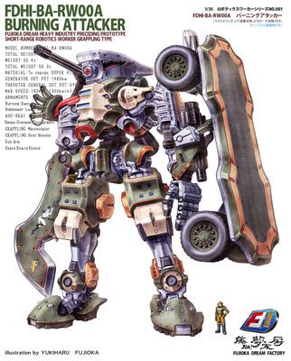 オリジナルロボット「バーニングアタッカー」