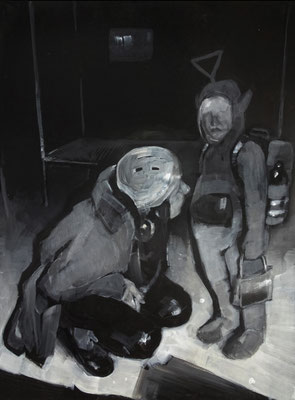Tinky Winky, 2020, Acryl auf MDF