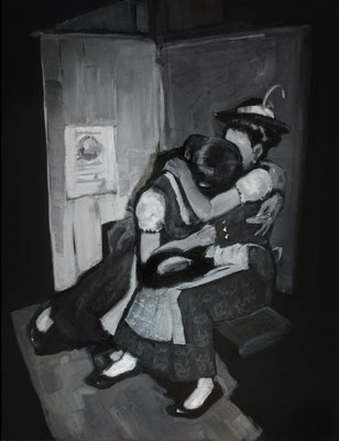 Gspusi, 2020, Acryl auf MDF