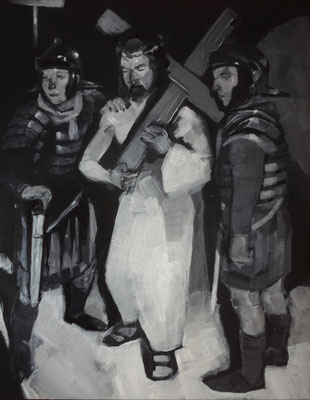 2. Station, 2020, Acryl auf MDF
