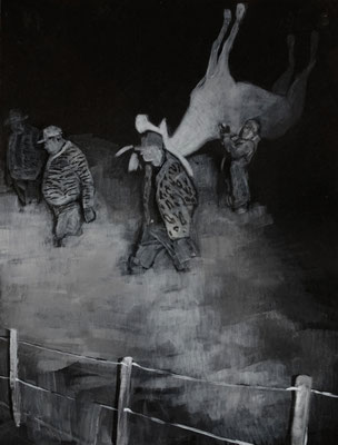 Halali, 2020, Acryl auf MDF