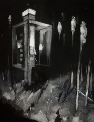 Hotspot, 2020, Acryl auf MDF
