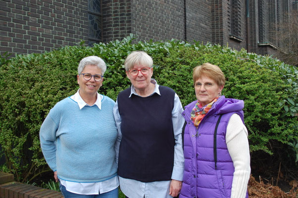 Das neue Team: Regina Dübbert, Ursula Pellmann und Ursula Hullerum (v.l.)