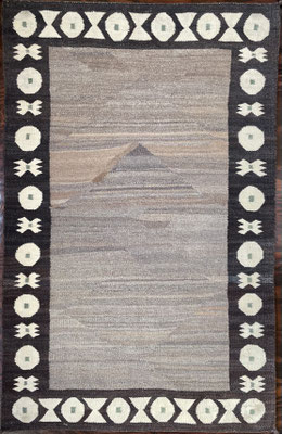 Navajo Double Saddle Blanket c.1900 54x33"