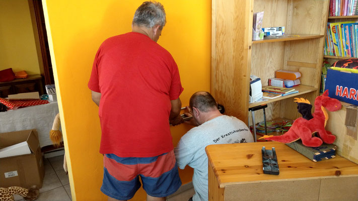 Umzugsbilder der neuen Villa Kunterbunt im Centrum 8b Postbauer-Heng