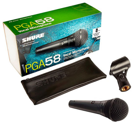 Shure PG 58 Gesangsmikrofon, Fabiani Guitars 75365 Calw