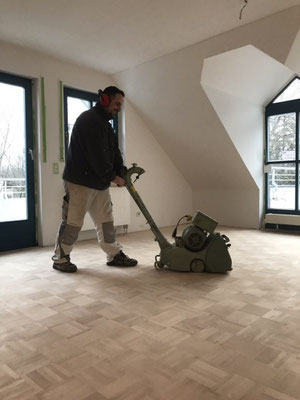 Parkettboden Schleifen 