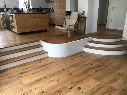 Holzboden verlegung