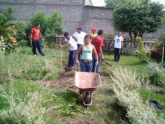 Ökogarten in Atiquizaya 2005
