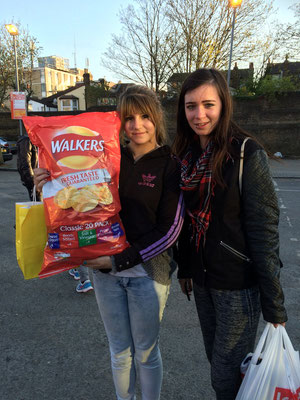 Crisps in der Familienpackung