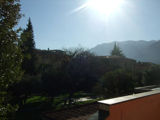 Blick vom Balkon