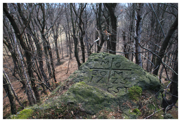 Lochstein der Grube M(issgönnt) G(lück) Z(weite) O(bere) M(aß) von 1725