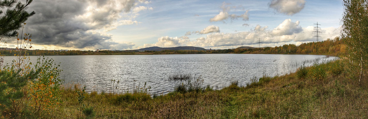 Blick über den Gombether See