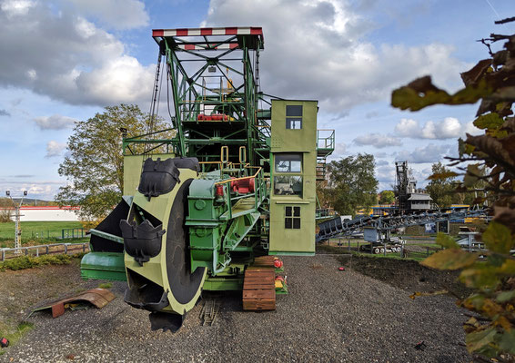 Schaufelradbagger, gebaut 1952 von der Orenstein & Koppel Luebecker Maschinenbaugesellschaft