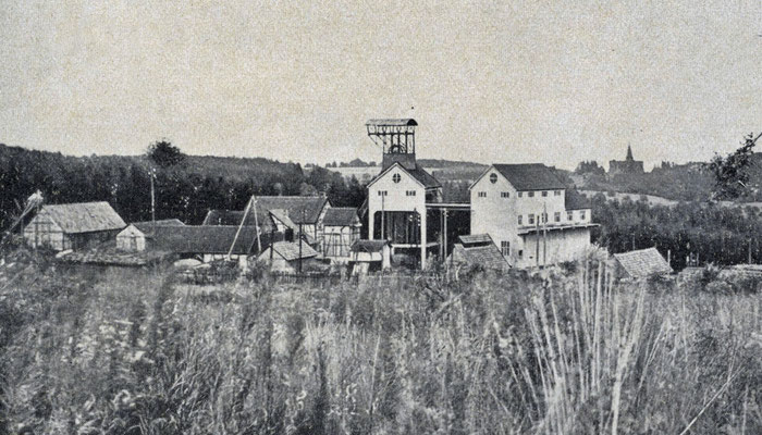 Zeche Roter Stollen im Habichtswald westlich von Kassel (1920er Jahre)