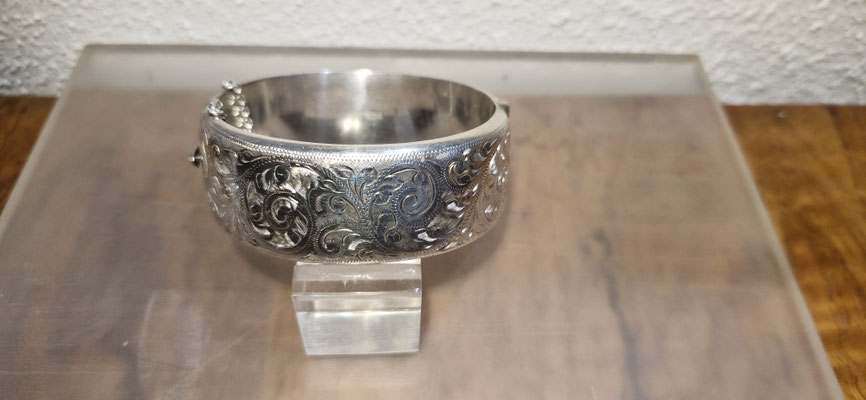 antiker Armreif Silber 925er Sterling England Birmingham 1960 25mm
