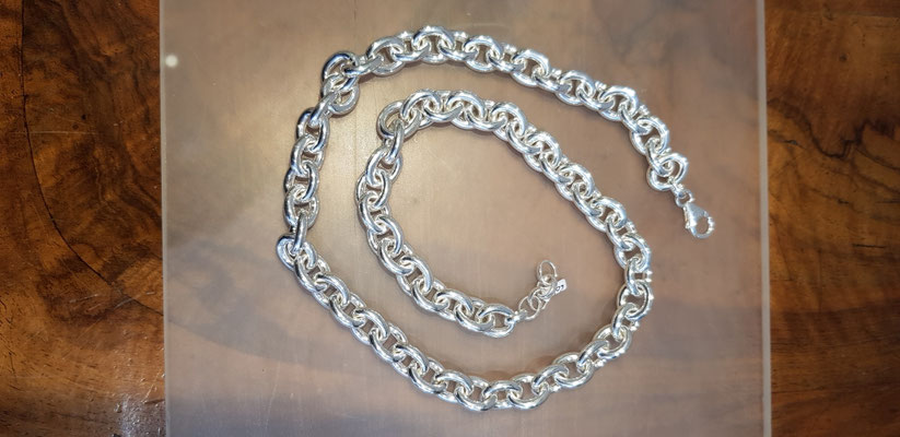 Schiffsanker Ankerkette Halskette 925er Sterling Silber