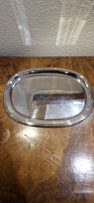 Tablett Wilkens Bremen Muster Ambassador 925er Sterling Silber Nr 7999
