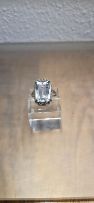 Blautopas Ring 835er Silber Nr11