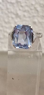 Blau Topas Ring 830er Silber Nr11