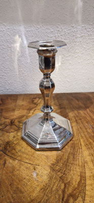 einzelner Kerzenleuchter England Sheffield 925er Sterling Silber