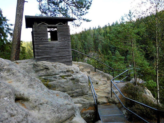 Aussicht an der Schlegelhütte