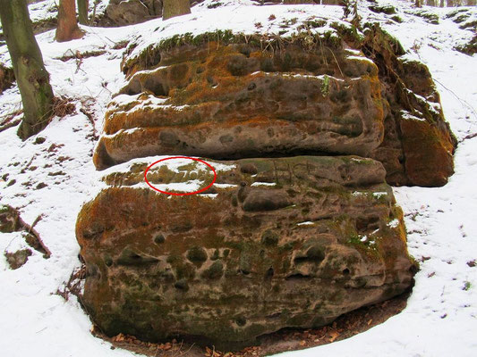 Jahreszahl 1708 am Langen Leitenweg