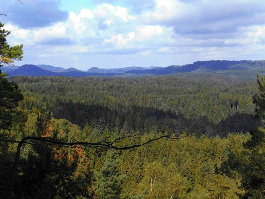Aussicht vom Rosengartenkopf Richtung West