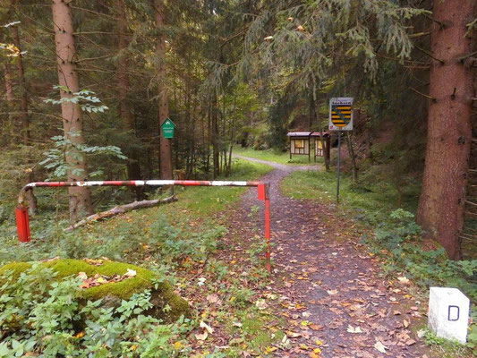 Grenzübergang Hinterhermsdorf - Khaatal für Wanderer und Radfahrer