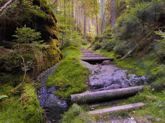 Mittlerer Teil des Brückengrundes