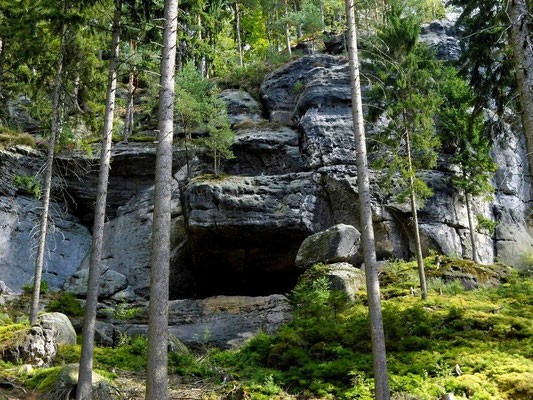 Weg zur Balzhütte an den Hohen Wänden entlang