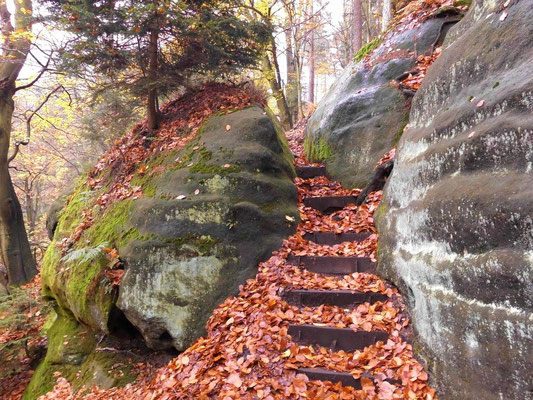 Wanderweg zum Tunnel